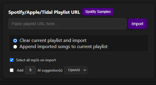 Universal Import System